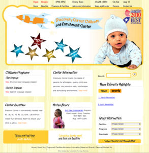 Discovery Corner Website 2008